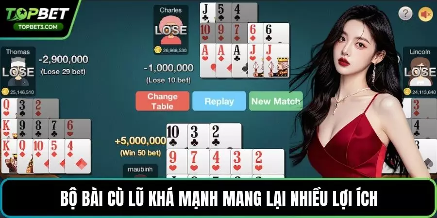 Bộ bài cù lũ khá mạnh mang lại nhiều lợi ích