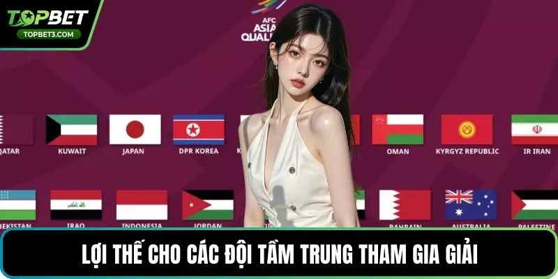 Lợi thế cho các đội tầm trung tham gia giải