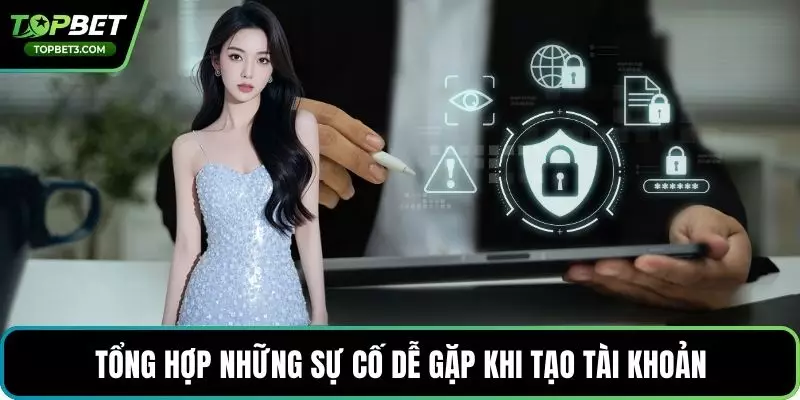 Tổng hợp những sự cố dễ gặp khi tạo tài khoản