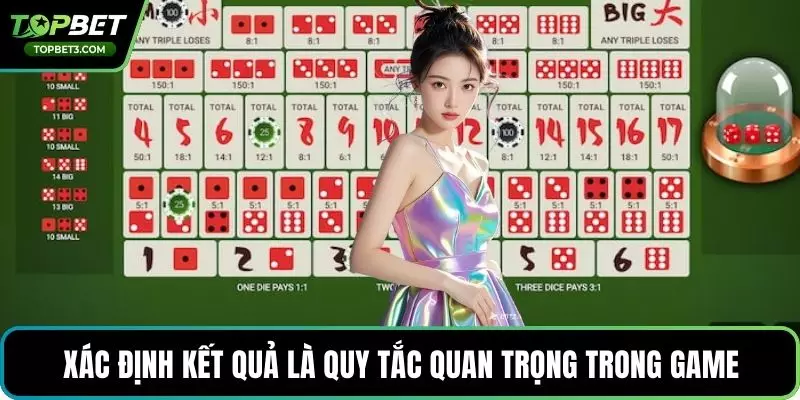 Xác định kết quả là quy tắc quan trọng trong game